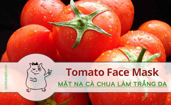 Khám phá cách làm trắng da mặt từ cà chua rất dễ làm